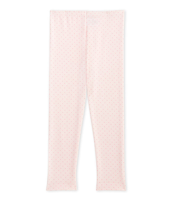 Legging bambina in lana e cotone rosa VIENNE/rosa GRETEL
