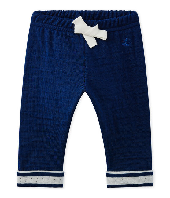 Pantalone bebé bambino blu Medieval