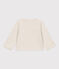 Cardigan a tinta unita in jersey spesso per neonati beige MONTELIMAR CHINE