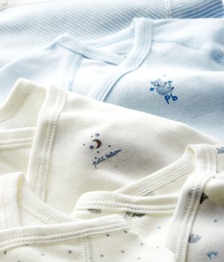 Confezione da 5 body nascita a maniche lunghe neonato multicolore