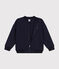 Cardigan in tubique bambino blu SMOKING