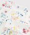 Pigiama a fiori bambina in ciniglia bianco MARSHMALLOW/bianco MULTICO