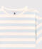 T-shirt TAGLIO BOXY in cotone donna PLEINAIR/ MARSHMALLOW