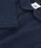 T-shirt maniche lunghe in cotone bambina blu SMOKING