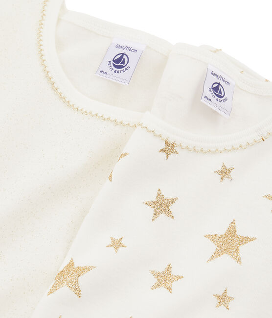 Duo t-shirt maniche lunghe bambina variante 1