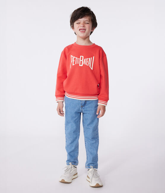 Felpa in cotone stampato bambino unisex SPI