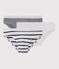 Confezione da 3 slip a righe bambino variante 1