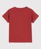 T-shirt bambina/bambino a maniche corte marrone OMBRIE