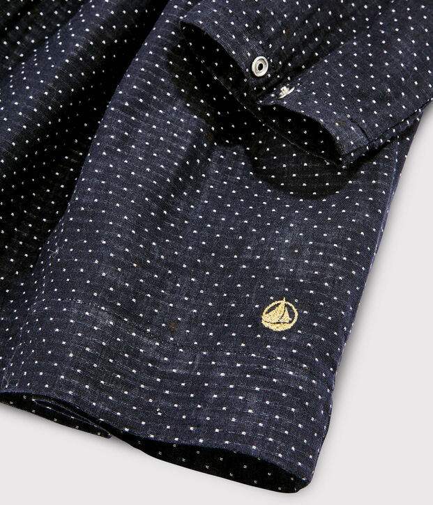 Abiti maniche lunghe bambina blu/bianco