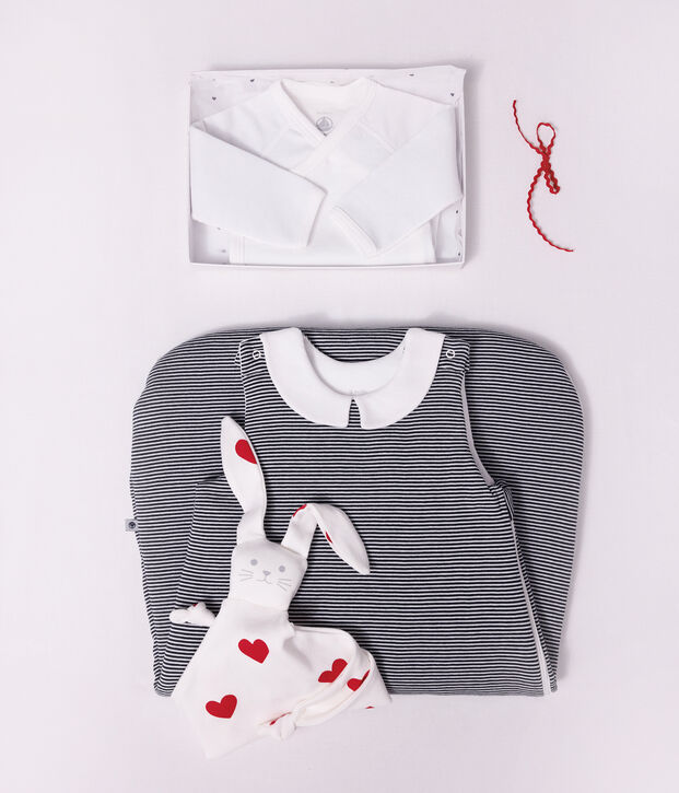 Sacco nanna neonato in cotone con stampa a righe TOG 2 blu/bianco