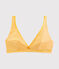 Reggiseno a triangolo donna giallo BOUDOR/bianco MARSHMALLOW