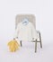 Cardigan in lana e cotone neonato bianco MARSHMALLOW