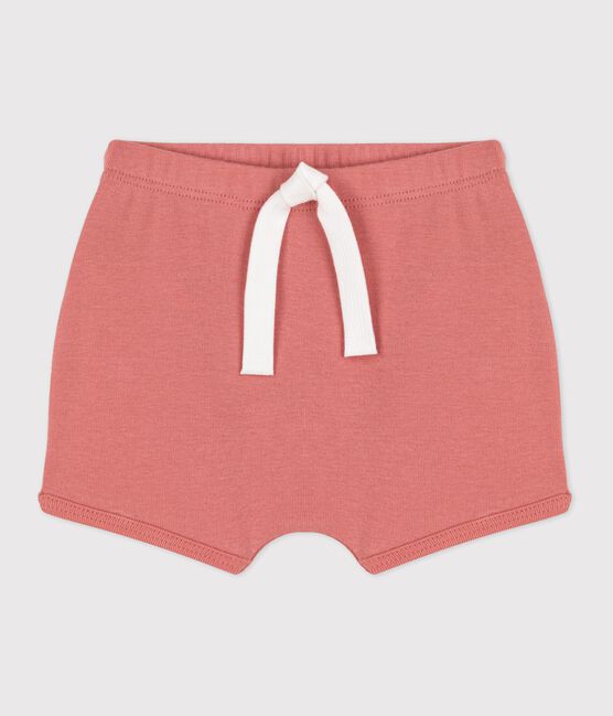 Shorts bebè in cotone biologico rosa PAPAYE