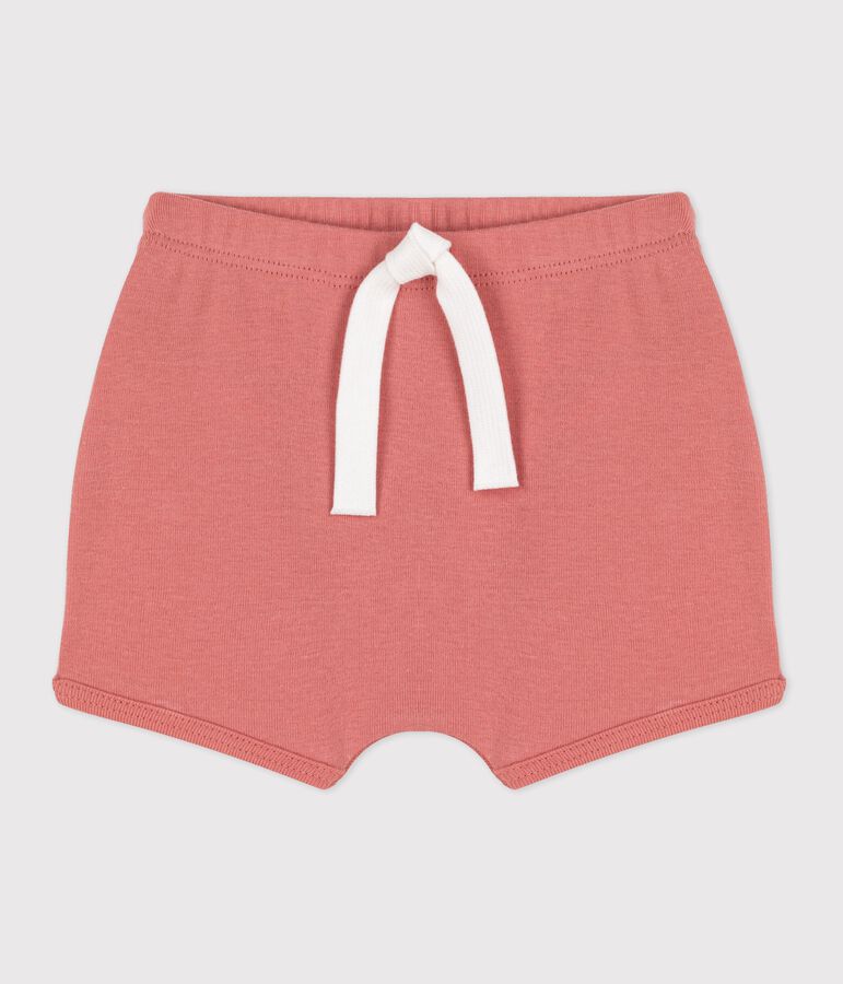 Shorts beb&egrave; in cotone biologico rosa
