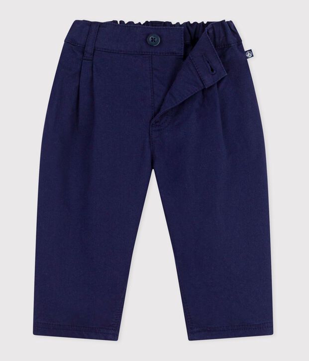 Pantaloni in serge tinta unita neonato SOIR