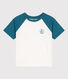 T-shirt a maniche corte in cotone con stampa bambino