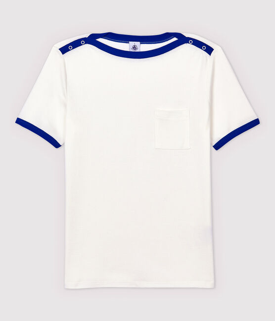 T-shirt cotone Donna bianco MARSHMALLOW/blu SURF