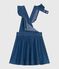 Abito salopette in denim bambina blu DENIM MOYEN