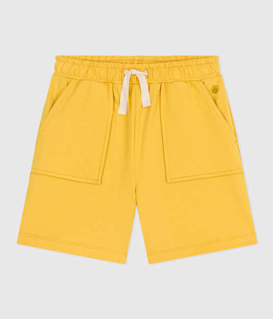 Shorts in cotone bambino giallo NECTAR