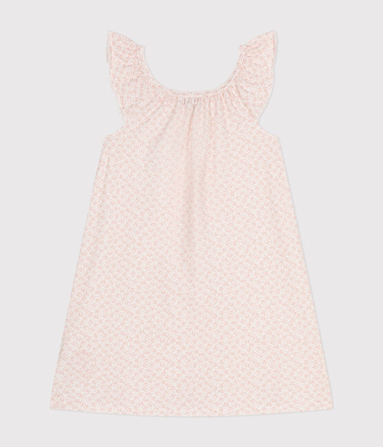 Camicia da notte in cotone con motivo a fiori bambino MARSHMALLOW/ PANTY