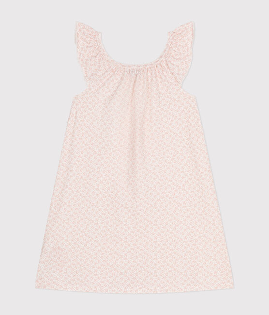 Camicia da notte in cotone con motivo a fiori bambino MARSHMALLOW/ PANTY