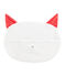 Riponi pigiama in spugna bouclette grattata, super calda bianco MARSHMALLOW/rosso SIGNAL