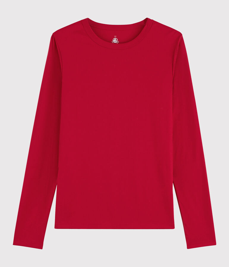 T-shirt in cotone Sea Island Donna rosso