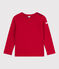 Pullover in misto lana e cotone tinta unita bambino rosso POMPEI