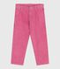 Pantaloni in velluto tinta unita bambina