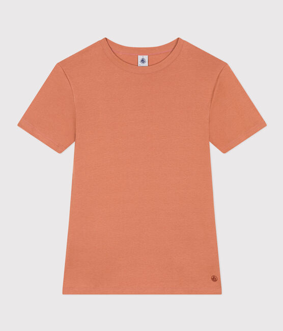 T-shirt L'ICONIQUE girocollo in cotone Donna rosa SIENNA