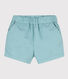 Shorts bebè in adorabile tessuto serge