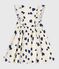Abito senza maniche in cotone bambina blu MILK/ SOIR