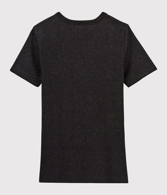 T-shirt iconica scollo rotondo Donna nero NOIR/ ARGENT