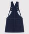 Abito salopette in denim bambina blu DENIM BLEU FONCE