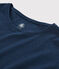 T-shirt in cotone/lino tinta unita Donna blu MEDIEVAL