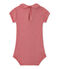 Body bebé bambina con colletto rigato rosso TERKUIT/bianco MARSHMALLOW