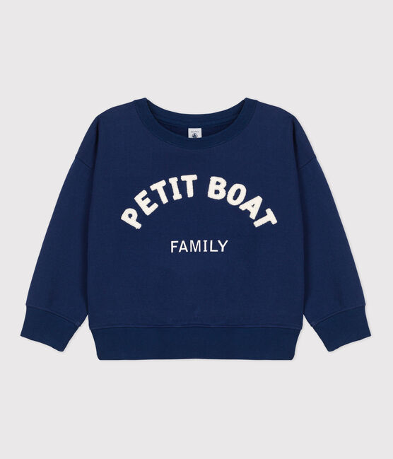 Felpa in molleton bambino unisex blu MEDIEVAL