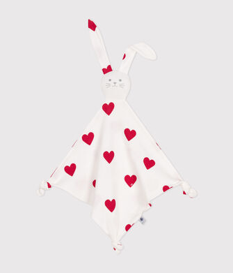 Doudou a forma di cuore in cotone per neonati