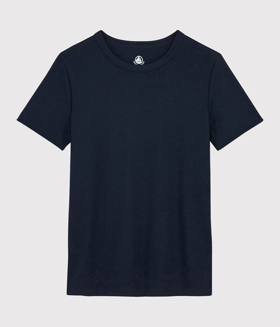 T-shirt in cotone Sea Island Donna blu MARINE