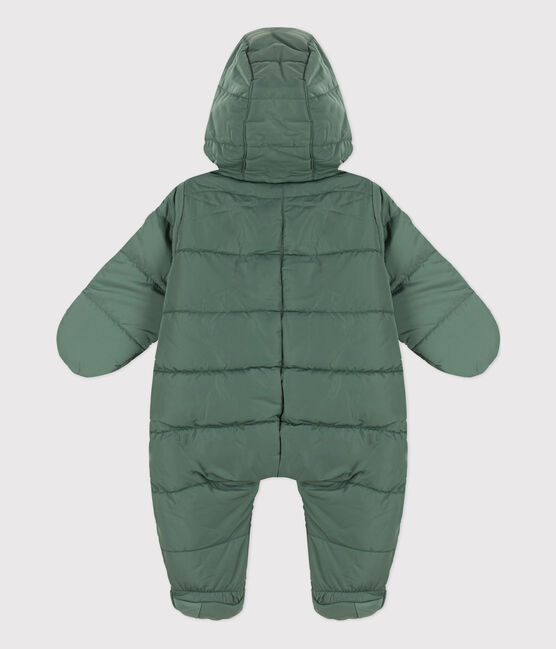 Tutina imbottita bebè in materiale riciclato verde VALLEE