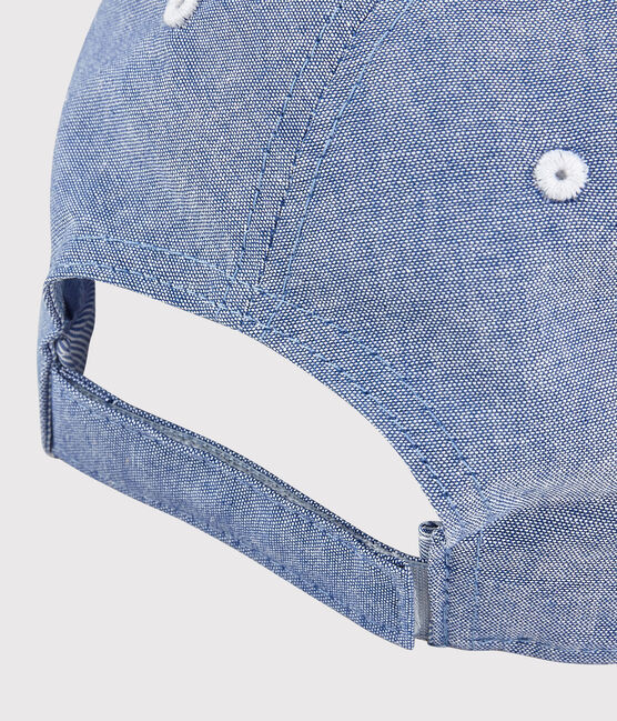 Berretto in chambray bambino blu DENIM TRES CLAIR NÂ°5