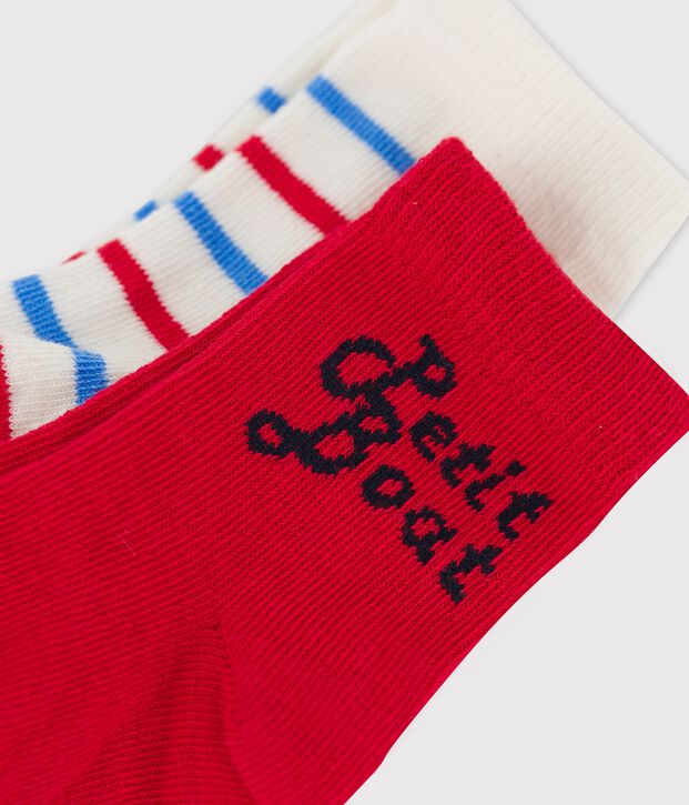 Confezione da 2 paia di calzini beb&egrave; multicolore