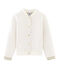 Cardigan in tubique trapuntato bambina bianco MARSHMALLOW