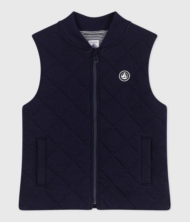 Gilet senza maniche in cotone tinta unita bambino SOIR