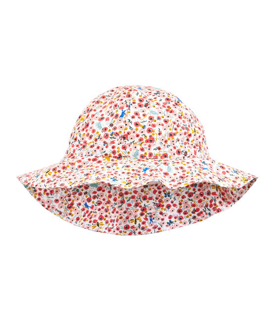 Cappellino alla pescatora bambina bianco MARSHMALLOW/bianco MULTICO