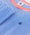 Pigiama in cotone a righe bambino blu PERSE/bianco MARSHMALLOW