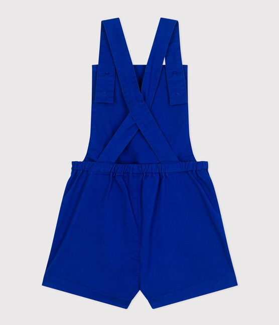 Salopette corta bambina blu SURF
