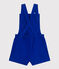 Salopette corta bambina blu SURF