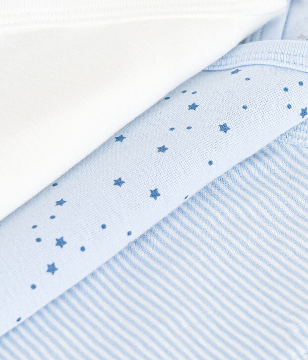 Set di body incrociati a maniche lunghe in cotone fantasia neonato multicolore