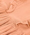 Abito a maniche corte in garza di cotone tinta unita bambina rosa SIENNA